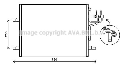 AVA QUALITY COOLING Lauhdutin, ilmastointilaite FDA5483